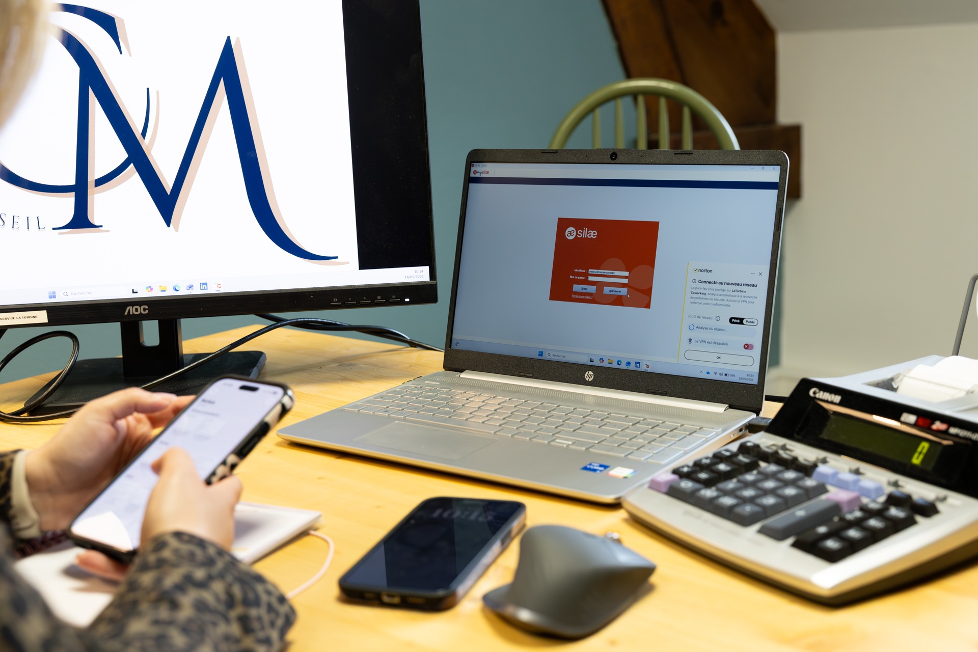 Espace de travail CM Paie & Conseil