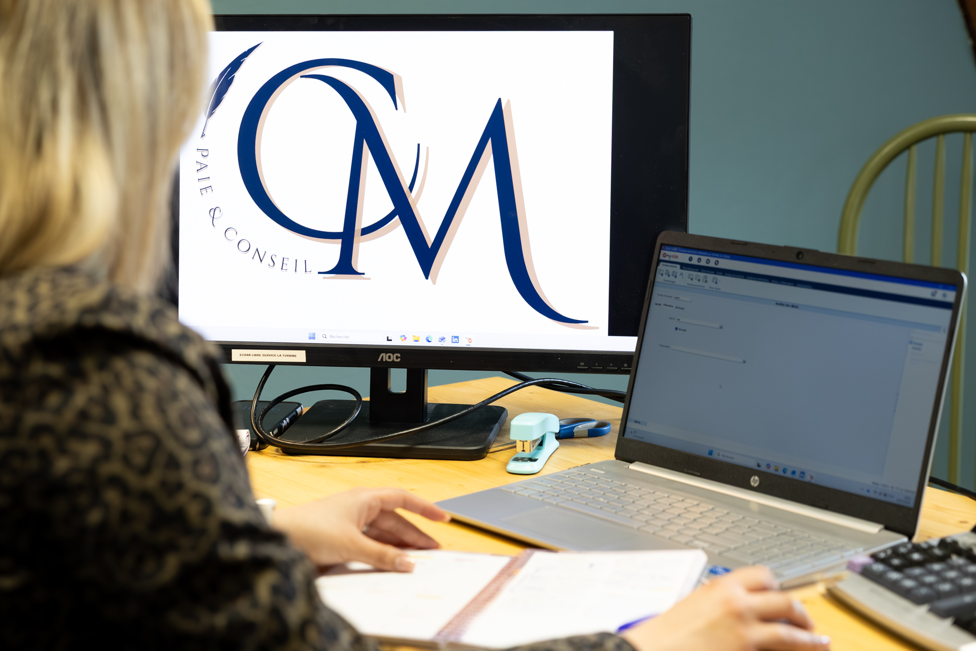 Cristiana Machado Miranda au travail